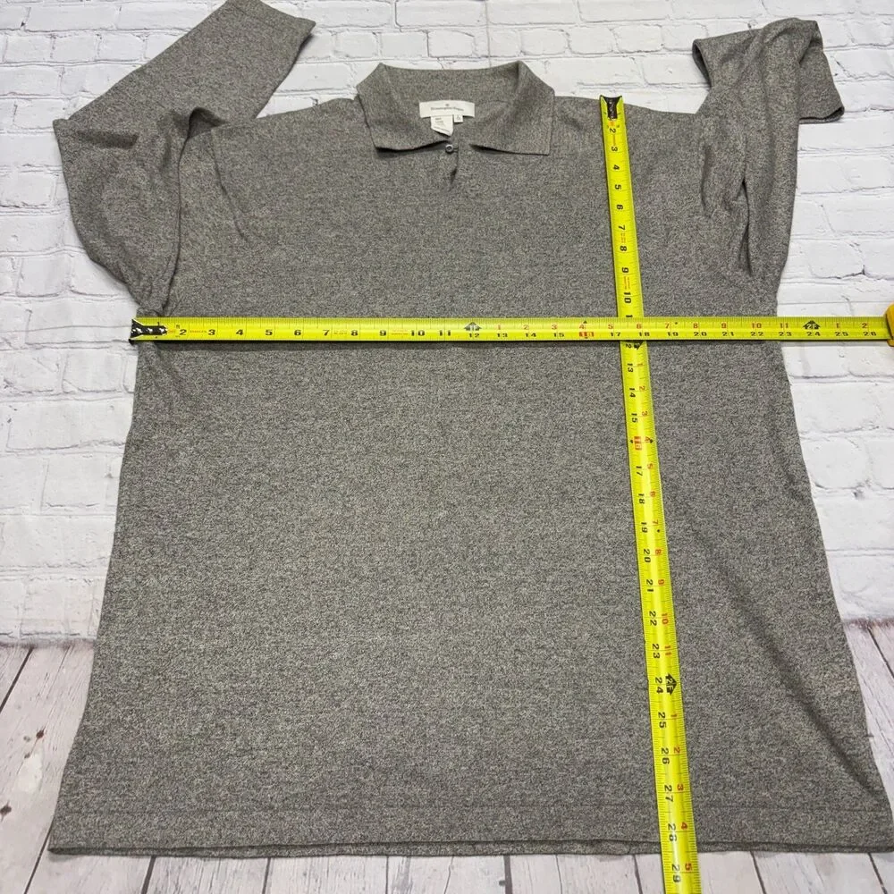 Ermenegildo Zegna Men Collared Polo Knit Sweater Size Large 52 Cotton D129 -13